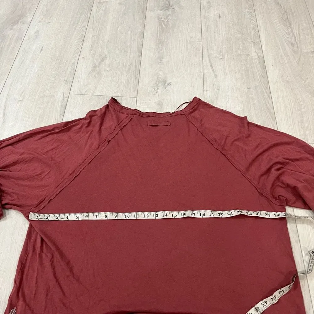 Free People She's Everything Long Sleeve Top size s